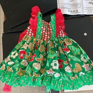 Little girls size 5 Eleanor Rose Christmas dress